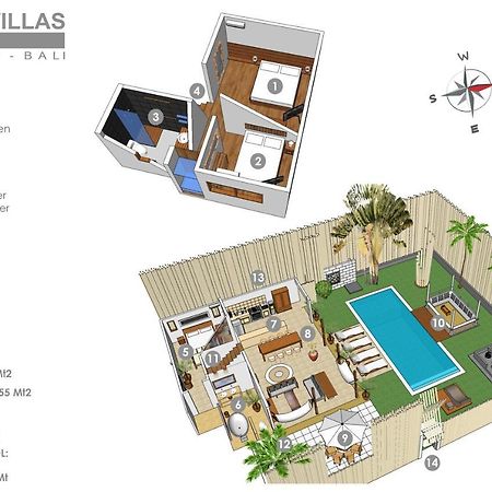 3Br Villa Rabu - Minggu Villas Seminyak المظهر الخارجي الصورة